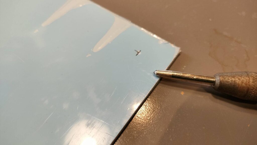 穴あけ用位置だし