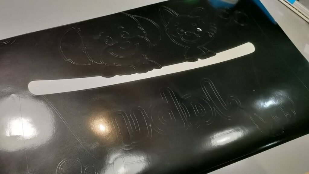 多色カッティングステッカーの基準シート