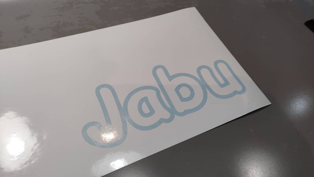 カッティングシート抜き画像