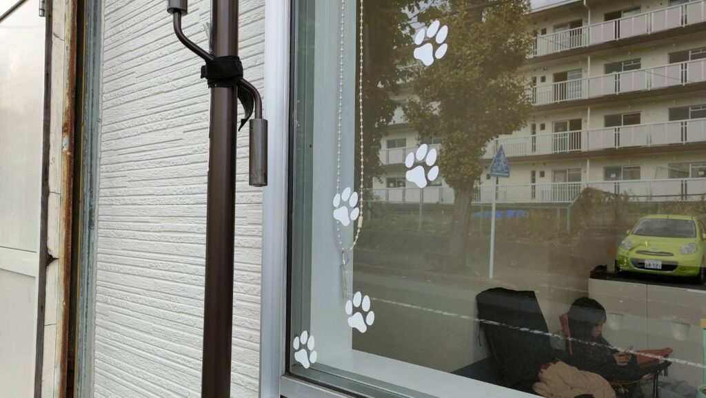 肉球のカッティングステッカー